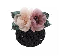 Women Bun Net Female Flight Attendant Hair Plate Nurse Bow Hair Clip Net