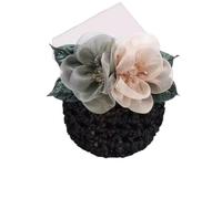 Women Bun Net Female Flight Attendant Hair Plate Nurse Bow Hair Clip Net