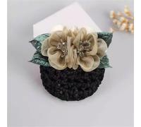 Women Bun Net Female Flight Attendant Hair Plate Nurse Bow Hair Clip Net