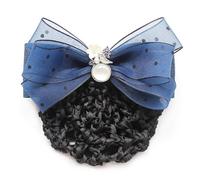 Women Bun Net Headflower Knot Hair Network