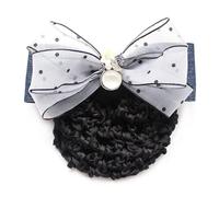 Women Bun Net Headflower Knot Hair Network