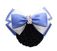 Women Bun Net Ladies With Diamond Bow Hair Net