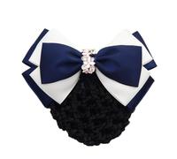 Women Bun Net Ladies With Diamond Bow Hair Net