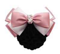 Women Bun Net Ladies With Diamond Bow Hair Net