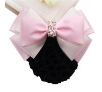 Women Bun Net Ladies With Diamond Bow Hair Net