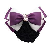 Women Bun Net Ladies With Diamond Bow Hair Net
