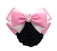 Women Bun Net Ladies With Diamond Bow Hair Net