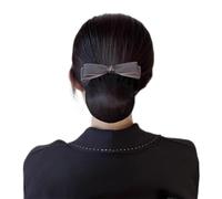 Women Bun Net Women's Simple Bow Fine Mesh