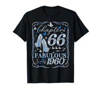 Women Chapter 66 Fabulous EST 1960 66th Birthday Queen Camiseta