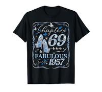 Women Chapter 69 Fabulous EST 1957 69th Birthday Queen Camiseta