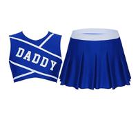 Women Cheerleader - Lingerie Cheer Outfit Cheerleader | Comfortable Uniform Çheerleader, High Waisted Music Party Costume, Versatile Halloween Styling Wear, Vibrant Athletic Lingerie For Women