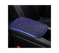 Women Fashion Armrest Cover for Car, Soft Velvet & Diamonds Design Glitter Rhinestone Auto Center Console Cover Pad