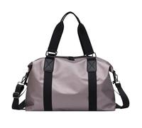 Women Fitness Bag Men Gym Handbag Sport Training Shoulder Travel Bags Luggage Waterproof Nylon Gym Bag Tote Bags(Champagne)