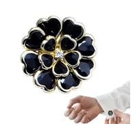 Women Flower Button Covers | Elegant Vintage Fancy DIY Decorative Metal Flower Shaped | Effortless Shirt Suit Button Cover Embellishments,for Grandma Women Wife Daughter Girlfriend