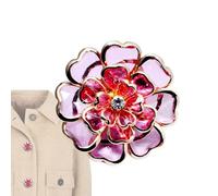 Women Flower Button Covers | Elegant Vintage Fancy DIY Decorative Metal Flower Shaped | Effortless Shirt Suit Button Cover Embellishments,for Grandma Women Wife Daughter Girlfriend