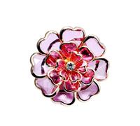 Women Flower Button Covers - Vintage Metal Floral Decorative Clips