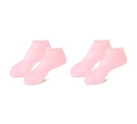 Women Foot Spa Pedicure Silicone Socks，Hydrotherapy Gel Socks Post Pedicure Foot Care, Moisturizing Foot Socks. (pink,2pcs)