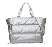 Women Gym Bags Waterproof Sports Swimming Yoga Mat Pink Weekend Travel Duffle Bags For Women Sport Fitness Shoulder Handbag(Silver)