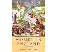 Women in England 1500-1760 (Women in History)