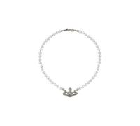 Women Jewelry Pearl Necklaces Planet Crystal Rhinestone Necklace Acsergery Pearl Orb