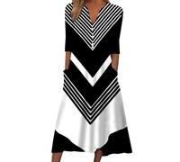 Women' Maxi Dress 2026 Casual Plus Size Summer Boho Chiffon Print Midi Skater with Ruffle Sleeves Long Sexy Clothing(Blue,M)