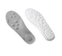 Women Men and Kids - U-Shape Memory Foam Replacement Insoles - Super Soft 4D Cloud Insole for Anti Fatigue, Shock Absorption, Foot Pain Relief, Arch Support (Gris,41-42)