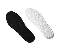 Women Men and Kids - U-Shape Memory Foam Replacement Insoles - Super Soft 4D Cloud Insole for Anti Fatigue, Shock Absorption, Foot Pain Relief, Arch Support (Negro,35-36)