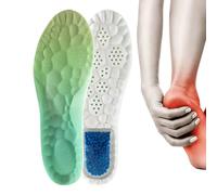 Women Men Gel Insoles - Sports Running Comfort Shoe Inserts, 2 Pairs Soft Memory Foam Shoe Inserts | Cloud Sole | For Foot Sports Running Walking Work Hiking AthleticS