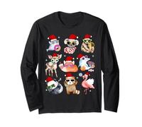Women Men Kids Zoo Day Wildlife Animal Lovers Christmas Manga Larga