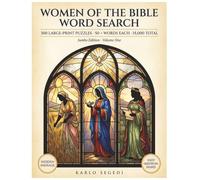 Women of the Bible Word Search 300 Large-Print Puzzles: A Jumbo KJV Word Search Book for Christian Women & Seniors - 15,000 Words to Find, Scripture ... Page, Easy · Medium · Hard, (Word Find Books)