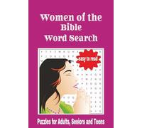 Women of the Bible Word Search: Word searches with Easy to Read Print about influential women in the Bible like Eve, Ruth, Esther, and more | 6x9 ... Birthdays, Free Time, Holidays and Vacation