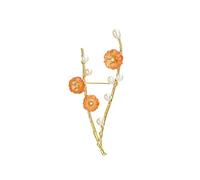 Women Pins Ladies Elegant South Red Agate Pearl Flower Temperament Luxury Wedding Banquet Brooch Jewelry Fashion brooches Made in China