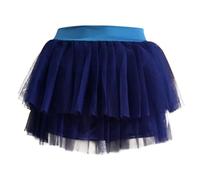 Women' Pleated Skirt A-Line Mesh Tutu Tulle Carnival Dress 2026 Adults(Darkblue)