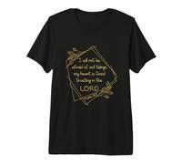 Women’s Christian Bible Verse: I Will Not Be Afraid of Evil Camiseta Premium