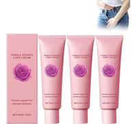 Women 's Health Natural Care Cream, Crema de cuidado privado femenino, Hidratante íntimo calmante para la piel con Extractos de hierbas, de rápida absorción, para todo tipo de piel (3 Pcs)