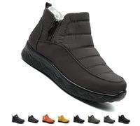 Women’s Insulated Snow Boots, Non-Slip & Fur-Lined on Womens Winter Shoes for Mature Women, Comfort & Durability (Brown,43)