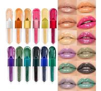 Women Shiny Lip Gloss - 12 Colors Hydrating Plumping Glossy Lipstick