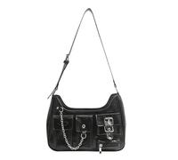 Women Small Shoulder Bag Trendy Handbag All-Matching Underarm Bag Stylish Armpit Bag with Chain Commuting Bag Handbag