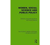 Women, Social Science and Public Policy (Routledge Library Editions: Women in Society)