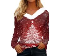 Women Sudadera Mujer Navidad, Jersey Mujer, Sudaderas De, Jerseys Navideños Familiares, Familia Talla Gracioso Suéter Navidad Familia, Forro Marvel Suéteres Navideños, 3XL