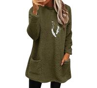 Women Sweatshirt Womens Solid Color Tops Ladies Fall Winter Basic Sweatshirts Womens Solid Color Loungewear Fall Pullovers Halloween Tops ES-21