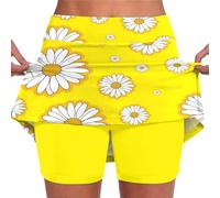 Women Tennis Dress Athletic Skirts with Shorts High Waist Pleated Skirt with Pockets Women Workout Golf Running Fitness Basic Sports Quick Dry Breathable Active Bike Shorts