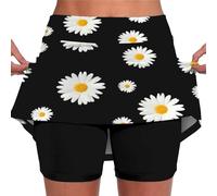 Women Tennis Dress Athletic Skirts with Shorts High Waist Pleated Skirt with Pockets Women Workout Golf Running Fitness Basic Sports Quick Dry Breathable Active Bike Shorts