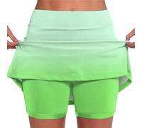 Women Tennis Skirt Athletic Skirts with Shorts High Waist Pleated Skirt with Pockets Workout Golf Skorts Running Fitness Basic Sports Quick Dry Active Pants Breathable Skort Bike Shorts