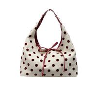 Women Toted Handbags Stylish Casual Work Bag Slouchy Toted Purses Trendy Shoulder Bag Sweet Polkas Dot Hobos Bags Gifts Women's Hobos Purse