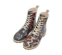 Women Vegan Leather Multicolor Long Boots - Never Stop Dreaming Design
