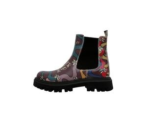 Women Vegan Leather Multicolor Long Boots - Never Stop Dreaming Design