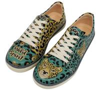Women Vegan Leather Multicolor Sneakers - Wild Spirit Design