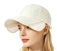 Women Wide Brim Visor Hat, UPF 50+ Sun Protection Cap with Ponytail Opening, Lightweight Breathable Summer Sports Design, Adjustable Outdoor Sun Shade Accessory, Golf Beach Jogging Hiking Travel Hat