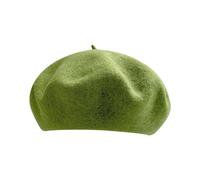 Women Wool Beret Hat Fashion French Style Beret Hat Womens Plain Felt Cloche Hats Ladies Soft Warm Vintage Artist Hats Skull Cap for Outdoor Party Wedding